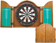 액션 아치형 오크 다트 보드 캐비닛 : 브리나인 스토어