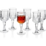 크리스탈 코디얼 글라스, 6개 세트 1.75온스 귀엽고 시음용으로 이상적 DH4788691 Set of 6 : 쿠피오