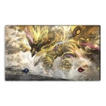 Mlikemat Playmat Fire King Deity Garunix Eternity TCG OCG CCG 트레이딩 카드 게임 매트 마우스 패드 존 + 가방 포함 (Z0039... 