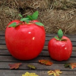 과일모형 사과 복숭아 배 과일소품 디스플레이 촬영 인테리어소품 : 직구디엔에이