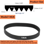 22-563 22-565 및 22-580 플래너용 드라이브 교체 플래너가 장착된 YXT 140J6 (6PJ356 ) 폴리 V 벨트 TP400LS Wen 6560 : 미미의하루007