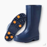 SS 미끄럼방지 남녀공용 장화 SEB-05 네이비 택1 작업화 주방화 고무장화 : 실버스완