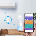 ERYUE 전자 습도계 지그비 온도 습도 센서 실내 감지기 APP 가정용 실시간 모니터링 지능형 연동을 게이트웨이와 함께 사용해야 합니다... 