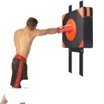 벽걸이형 복싱샌드백 벽샌드백 훈련 권 A. 큰 검은 색 오렌지 벽 대상을 업그레이드하십시오 : 바이알로상점