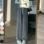 URD-238 여자긴바지 부드럽고 바지 일자핏 신축성 밴딩 : 엘에스24