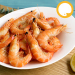 자숙새우 찐새우 흰다리새우 2.4kg : 바다받아