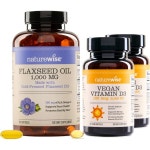 [1] 아마씨유 1000mg 냉압착 120 소프트젤[120일분] + (2팩) 비건 비타민 D3 5000U 올리브유 60 미니 소프트젤[60일분] : 오션유닛38