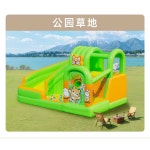 실내 거실 어린이 에어바운스 트램펄린 미끄럼틀 오브 우프 어드벤처 - 오렌지/그린 : 더플로우스토어