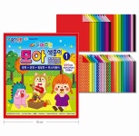 원일 뜯어쓰는 모아색종이 노인종이접기 유치원색종이 : 원일마트