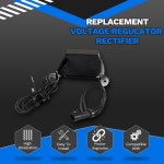 2002-2003과 호환되는 전압 레귤레이터 정류기 12V 충전 시스템 직접 교체 우수한 열 방출을 위한 알루미늄 하우징 H0502 : 바이루트마켓