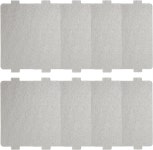 범용 전자레인지 웨이브가이드 커버 하이템프 마이카 시트 컷-투-핏 150 x 120mm(5.9 4.7 ) 프리다이어 GE 월풀 보쉬 등을 위한 열 및 단열... 