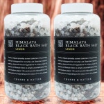 쌩스네이처 힐링 미네랄솔트 히말라야 블랙 바스솔트 레몬향 2개 1200g : 구삼마켓스토어