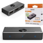 HDMI 분배기 TV 고해상도 듀얼 하마 스위치 8K 2개 입력 1개 출력 PC 모니터 블루레이 플레이어 콘솔 프로젝터용 게이밍 홈시네마용 초고화질... 