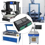 DiGiYes CNC 디지털 스테퍼 드라이버 DM556 모터 2상 DC 20-50V Max 5.6A 128 서브디비전 적합 네마 23 24 34 및 (1) : 영시몰B