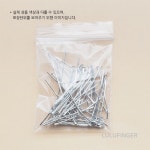 [룰루핑거] T핀 실버 35mm 10g (약55개입) 1R-02-251 : 룰루핑거