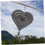 정원 장식 바람 모빌 하트 디자인 야외 인테리어 베란다 장식 카페 분위기 연출 : glogo