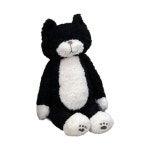 턱시도 고양이 바디필로우 50cm 스마일캣 인형 쿠션 베개 : 마쿠타스토어