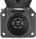 패스파인더 05-10 스즈키 적도 09-12 플러그 앤 플레이와... 호환되는 4방향 플랫에서 7방향 트레일러 배선 하네스 (TOW : 굿스픽001