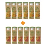 돈시몬100%NFC착즙주스 1L오렌지 3+자몽3 x 2 : 온푸디