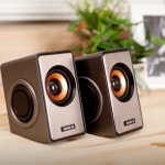 2채널 스마트폰 x 골드 2 USB전원3W 멀티 스피커 : 아아몰7호점