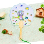 만들기재료 부채 꽃 5인 diy 미술 키트 어르신 초등 체험활동 : 리빙와우