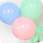 30cm 마카롱 혼합 50입 1개입 젠더리빌 생일 칠순 : 블랙스완컴퍼니