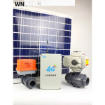 스마트 태양 광 발전 4G 전기 볼 밸브 모바일 APP 원격 제어 스위치 야외 급수 타이밍 관개 : 칠원통상