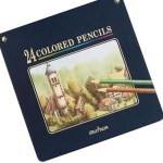 문화 목색연필 24색 유성 문구 : 아나유