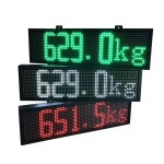 자동차 LED 광고판 메시지 전광판 패널 외부 간판 차량용 블랙 문자 조명 디지털 풀컬러 : 다0리