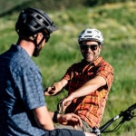 클럽 라이드 어패럴 뉴 웨스트 사이클링 셔츠 - 남성용 반팔 저지 스포츠 핏 스냅 다운 탑 50 UPF 라이딩 Small Ashbury Brown : 와이써치모어