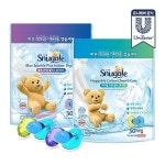 유니레버 스너글 캡슐 세탁세제 30개입 1개 허거블 코튼블루스파클 : 금잔화모종