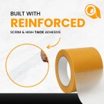 WOD 하이택 양면 스크림 테이프 – 1인치 x 36야드 카펫 벽 장식 폼 등을 위한 고강도 DIY 가정 및 계약자 사용 산업 등급 : smart2shop