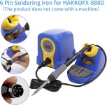 교체 납땜 언 핸들 FX-8801 HAKKO FX-888D FX-888 스테이션용 6핀 26V 65W : 퍼플.플로우