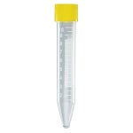 글로브 사이언티픽 6293 폴로필렌 범용 원심분리기 튜브 노란색 나사 캡 부착 멸균 10mL 용량(1000개 케이스) : 하모니브릿지몰