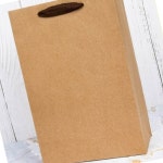 크라프트쇼핑백 200x100x300mm 1개입 기프트포장 크래프트지 종이패키지 : 옐로우리듬