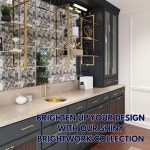 미획득 브라스 바 - 습식 & 준비 구역 원형 싱글 볼 드롭 인 또는 언더마운트 핸드메이드 골드 컬러 – RS15-UB 브라이트워크 : 용산방충망천재