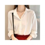 에스케이스토아 여자와이셔츠 광택 은은한 정장 블라우스 오피스룩 셔츠 여자 4색 페미닌 : 빈센트샵02