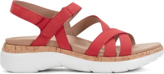 지구 여성 로지 8.5 Wide Medium Red 610 : allpic005