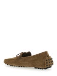 TOM FORD Driver Brown Loafers with Rounded Toe and Bow Detail in Suede for Men J1592LCL046NECP : Crong Korea