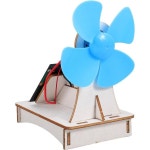 1세트 태양광 팬 과학 키트 학생용 교육 조립 모델 교실 프로젝트 실험 창력과 호기심 자극 남녀 모두용 : 오션유닛39