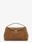 토템 T Lock suede handbag 241WAL961LE0004104 Tobacco 20JP9 : 메종루메