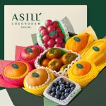 [아실](신세계 강남점)[아실청담] 제철과일 선물세트 삼색다담 1호 3.3kg 입춘 (레드샤인머스캣 애플망고 블루베리 토마토 오렌지 참외 한라봉... 