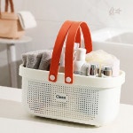 목욕탕 사우나 온천 여행 휴대 간편 메쉬 통풍 수납 가방 화장품 샴푸 수건 보관 : 유나리온