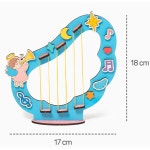 늘봄교실 악기만들기 우드 천사 하프만들기 역할놀이 고무줄악기 근육발달 아이 유치원 : 자유바라기