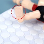초강력양면 1cm 70P 젤타입 원형 양면테이프 스티커 : 이소메디케어