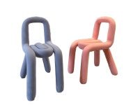 볼드체어 카페 인테리어 의자 스툴 패브릭 북유럽 라운지 스타일 A 핑크 무홀 : 노드포트