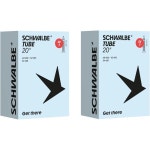 Schwalbe Bicycle Tubes Set of 2 Genuine Product 08 x 006 inches 20 150 240 mm Presta 16 40 7SV New L : 나인스톤