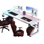2인용 게이밍책상 멀티 커플 컴퓨터 데스크 듀얼모니터 PC방 : 보라미상회