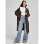 오도도스 여성용 가디건 스웨터 롱 길이 프론트 드레이프 코트디건 따뜻한 소프트 니트 긴 소매 아우터 Beige X-Small : 픽쉽