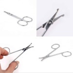 안전 코털가위 재단용가위 쪽가위 재봉부자재 휴대용가위 낚시가위 : 세인즈